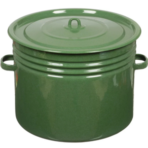 Бак эмалированный 40 л с крышкой