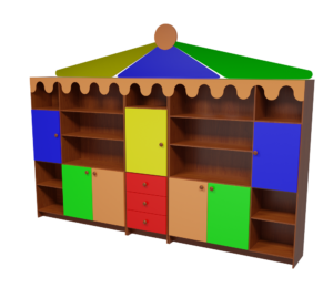 Шкаф-стеллаж модульный, 2900х336х2000(1500) мм