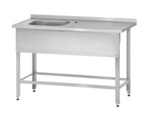 Ванна моечная цельнотянутая с рабочей поверхностью