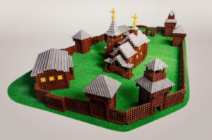 Набор для конструирования Историко-архитектурный комплекс Обдорский острог