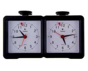 Часы шахматные кварцевые (на батарейках)