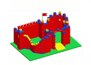 Готовое решение конструктор большой Замок-3 120х233х158 см