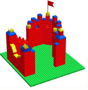 Готовое решение конструктор большой Крепость-3, 125х143х158 см