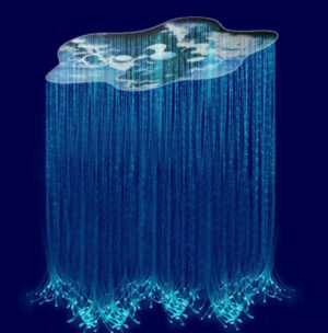 Подвесной фибероптический модуль Разноцветная гроза