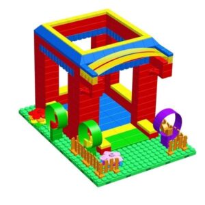 Готовое решение конструктор детский Домик-1 55х84х60 см
