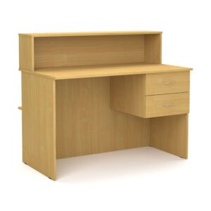 Стол-кафедра библиотекаря с ящиками для хранения, 1200х756х1024 мм