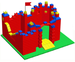 Готовое решение конструктор большой Замок-2 120х180х158 см