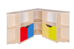 Стенка для игрушек Антошка угловая, 1352х300х1000 мм