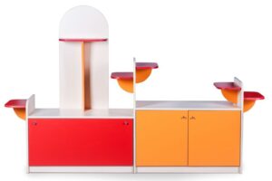 Уголок природы детский УТЕНОК 2120х440х1350 мм