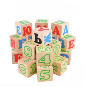 Кубики деревянные Алфавит