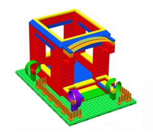 Готовое решение конструктор большой Домик-2 87х108х158 см