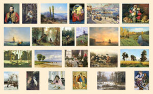 Набор репродукций Детям о русской живописи (23 шт.)