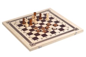 Игра два в одном (шашки, шахматы)