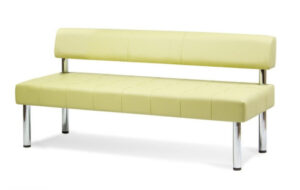 Диван трехместный офисный без подлокотников Берк 3С (Плутон 3С Б/П)