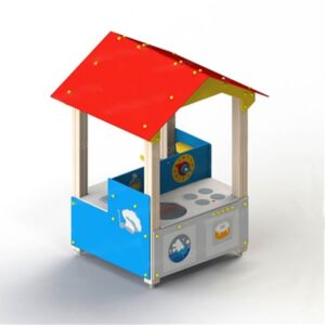 Игровой уличный модуль Кухня-мастерская двухсторонняя №1 крытая