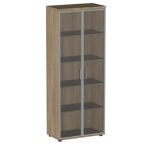 Шкаф Статус прозрачное стекло 770х420х1970 мм