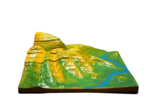 Модель Вулканическая поверхность (формирование гор)