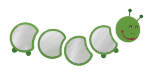 Зеркало детское Гусеница