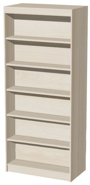 Стеллаж двухсторонний с задней стенкой для библиотеки, 900х560х2090 мм