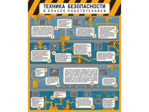 Стенд Техника безопасности в классе робототехники