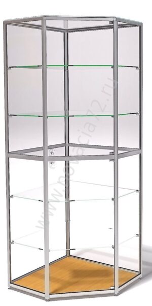 Витрина демонстрационная ВДА-02-07у1, серия еврошоп
