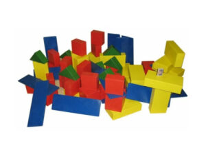 Напольный конструктор из дерева Строитель (78 элементов)