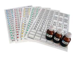 Набор этикеток самоклеющихся (лабораторный)