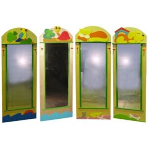 Зеркало детское с декором в холл Большое 50см x 3см x 136см