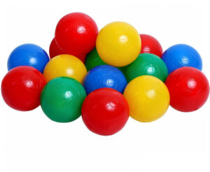 Шарики для сухого бассейна цветные 7,5см, 100 шт