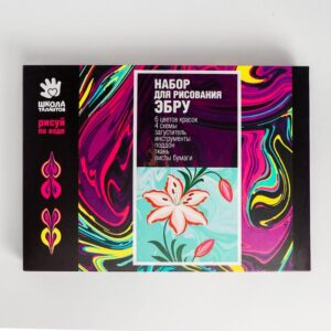 Набор для рисования на воде Эбру "Цветочный сад"