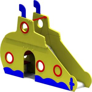 Горка детская Подводная лодка h 92 см (нержавеющая сталь)