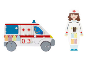 Набор бизибордов для изучения профессии "Доктор"