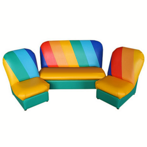 Комплект детской мягкой мебели Радуга