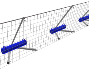 Отбойная стенка для игры в городки