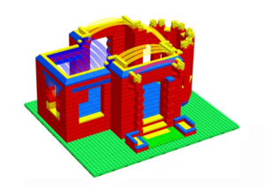 Готовое решение конструктор большой Дворец-3 105х216х190 см