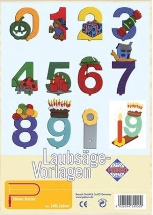 Заготовка из фанеры Числа для выпиливания лобзиком