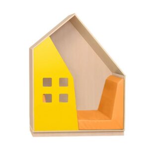 Стенка детская "Домик" с мягкими модулями,1100х500х1300 мм