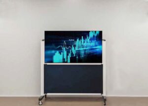 Мобильный презентационный комплекс с подъемной доской