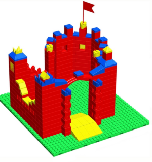 Готовое решение конструктор большой Замок-1, 166х192х210 см