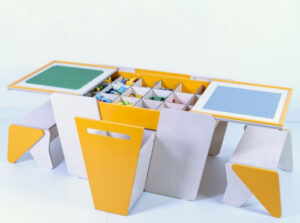 Стол для занятий конструированием и моделированием Собирайкин (зеленый)