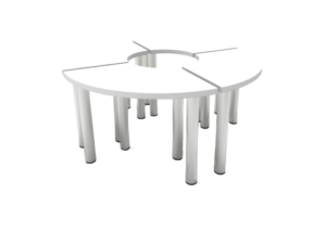 Стол круглый модульный