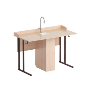 Стол лабораторный с сантехникой, 1200х600х760 мм