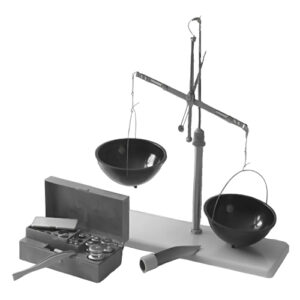 Весы для сыпучих материалов до 200 гр. с гирями