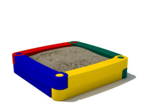 Детская песочница из 4-х элементов, 1300х1300х300 мм