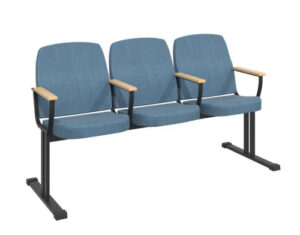 Кресло для актового зала Дебют 3-х местное