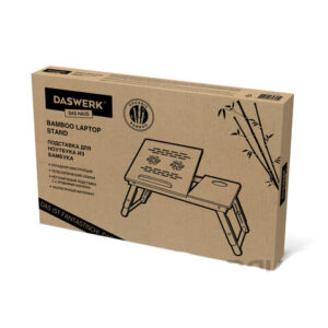 Столик складной для ноутбука, планшета, завтрака (54*34*27см) деревянный (бамбук), DA