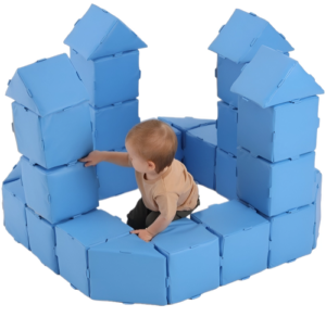 Большой мягкий магнитный конструктор Кубики