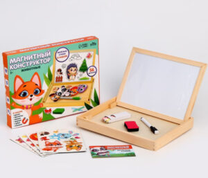 Конструктор магнитный Весёлые зверушки