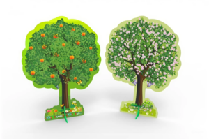 Декорация двусторонняя Дерево (весна, лето)