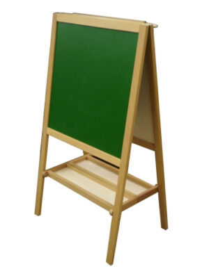 Мольберт напольный "Хлопушка" с полкой для хранения